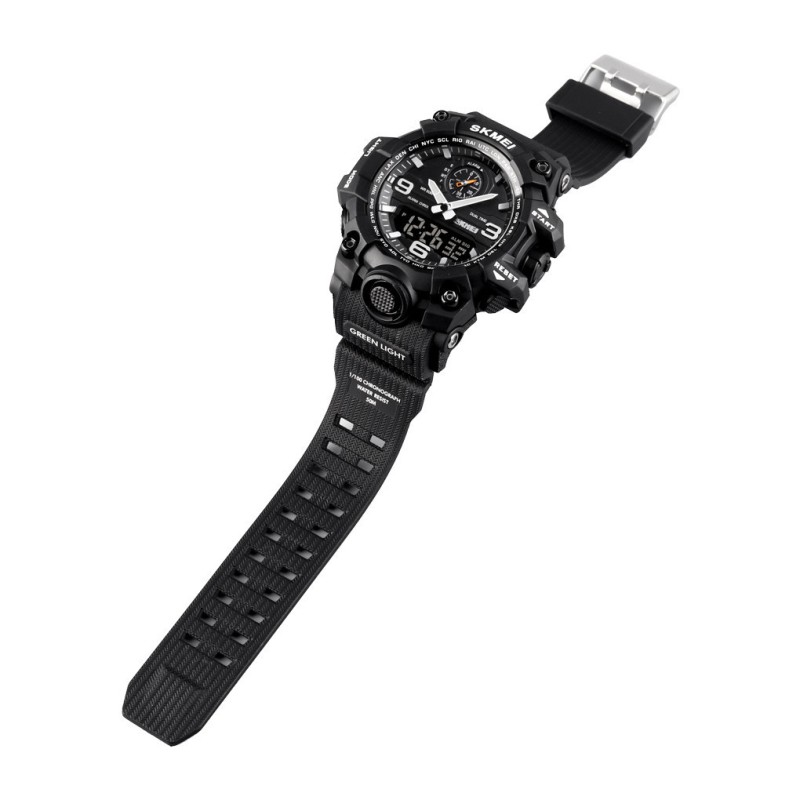 Годинник наручний чоловічий Skmei 1586 Чорний