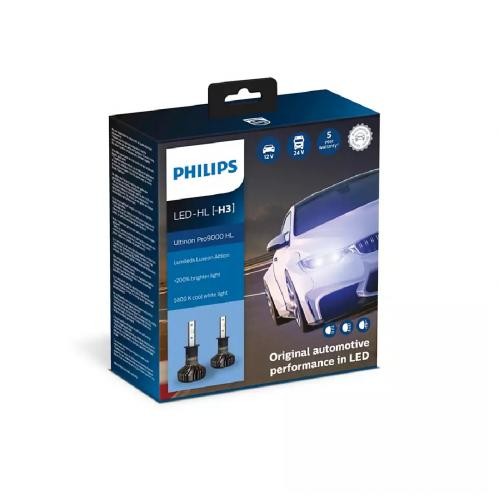 Комплект діодних ламп PHILIPS H3 11336U90CWX2 LED Ultinon Pro9000 +250% 12/24V в інтернет супермаркеті PbayMarket!