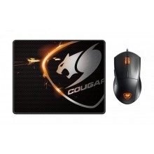 Миша Cougar Minos XC Black USB + килимок Speed ​​XC
