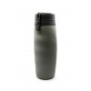 Складана пляшка для води та напоїв Silicone Bottle 600 мл Сіра (500014)