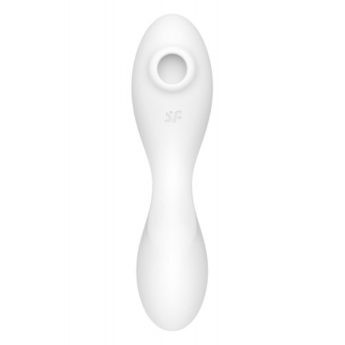 Вакуумний смарт-стимулятор із вібрацією Satisfyer Curvy Trinity 5 (White), керування зі смартфона в інтернет супермаркеті PbayMarket!