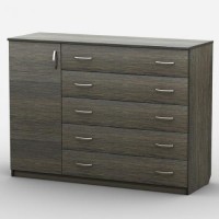 Комод Тиса Мебель АКМ-33 2 Венге 90x60x120 см Комод Тиса Мебель АКМ-33 2 Венге 90x60x120 см