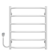 Рушникосушарка електрична Трапеція П6 500х600 Deffi Білий WD03 (D.TR.60.50.6.E.W.L.3)