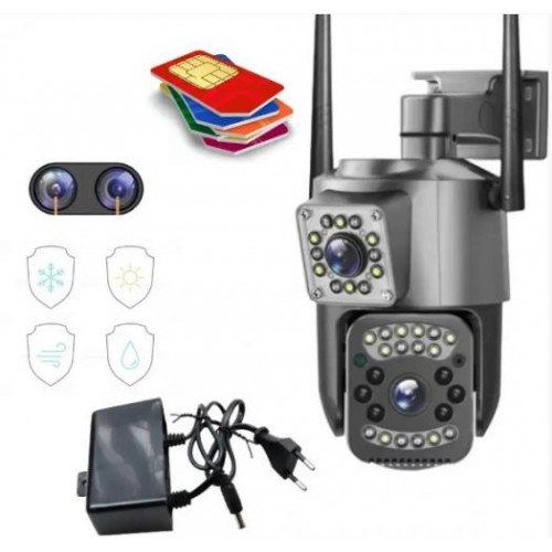 Вулична IP камера відеоспостереження No Brand SC03 V380pro (2105418551) Вулична IP камера відеоспостереження No Brand SC03 V380pro (2105418551)