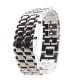 Годинник-браслет Led Watch Iron Samurai, Сріблястий з червоними світлодіодами ( IBW012SR )