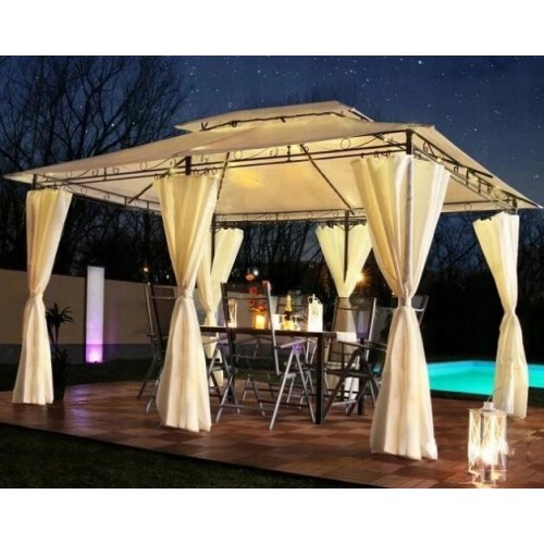 Павільон садовий GardenLine ORION 400х280 см Beige