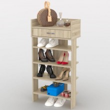 Стелаж для взуття Тиса Мебель ТО-210 Дуб сонома 114.2x60 см