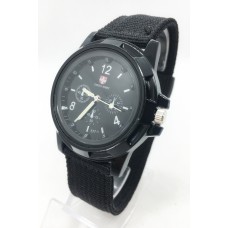 Наручний годинник чоловічий Swiss Army Чорний (IBW750B)