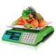 Ваги торговельні електронні Bitek BT-982S з акумулятором до 55 кг Green