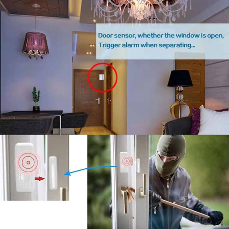 Бездротовий датчик відкриття дверей та вікон на 433 мГц до 80 метрів Nectronix WDS-433