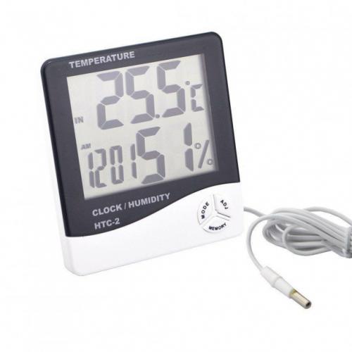 Годинник-гігрометр UKC HTC-2 White (hub_np2_0977) Годинник-гігрометр UKC HTC-2 White (hub_np2_0977)