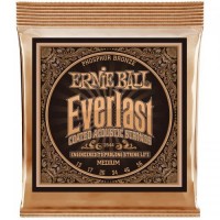 Струни для акустичної гітари 6 шт Ernie Ball 2544 Everlast Medium Phosphor Bronze Acoustic 13/56 Струни для акустичної гітари 6 шт Ernie Ball 2544 Everlast Medium Phosphor Bronze Acoustic 13/56