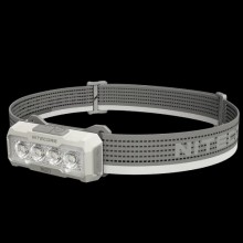 Налобний ліхтар Nitecore NU27 600 лм USB-C 10 режимів Сіро-білий (2526005184)