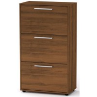 Тумба для взуття ТО-20 Компанит Горіх екко (70х38х123 см) Тумба для взуття ТО-20 Компанит Горіх екко (70х38х123 см)