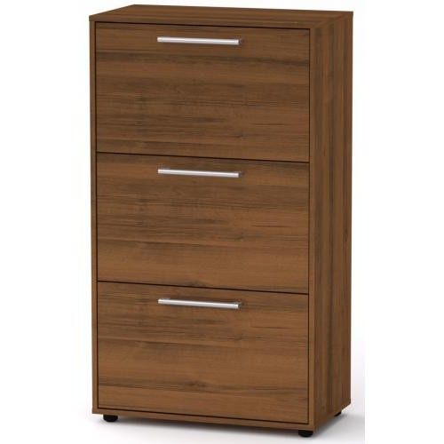 Тумба для взуття ТО-20 Компанит Горіх екко (70х38х123 см) Тумба для взуття ТО-20 Компанит Горіх екко (70х38х123 см)