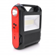 Переносний ліхтар Voltronic JY-108+Solar+Радіо 2 режими вбудований акум 3 лампочки Box (JY-108+S/29338)