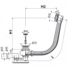 Сифон для ванни Alcaplast A55K-57