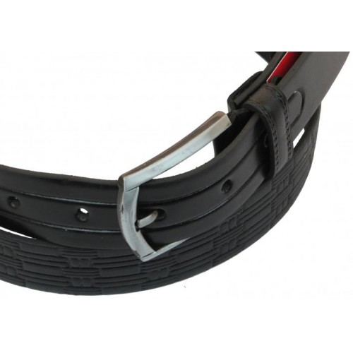 Шкіряний ремінь Skipper 110-130 x 3.3 см Чорний (1057-33) Шкіряний ремінь Skipper 110-130 x 3.3 см Чорний (1057-33)