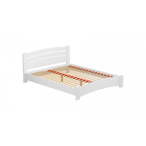 Ліжко дерев'яне Estella Венеція Люкс 120х190 см Білий Щит 2Л2.5 (3000229029) Ліжко дерев'яне Estella Венеція Люкс 120х190 см Білий Щит 2Л2.5 (3000229029)