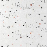 Панель стінова в рулоні 3D 700мм*19,6м*3мм зірки (D) Sticker Wall SW-00001920