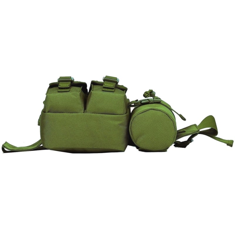 Тактична поясна сумка Edibazzar 15x18x6.5 см Хакі (1870495212)