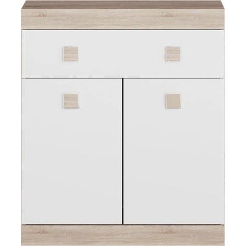 Комод для речей Эверест Соната 4 Сонома + білий (Son-1) Комод для речей Эверест Соната 4 Сонома + білий (Son-1)