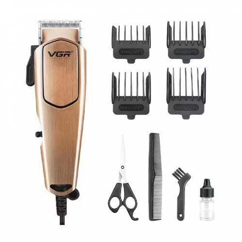 Машинка для стрижки волосся VGR V-131 від мережі 220В 7W Beige Машинка для стрижки волосся VGR V-131 від мережі 220В 7W Beige