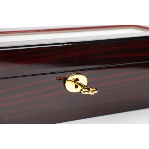 Скринька для зберігання годинників Craft 32.5х11.5х8.6 см 6WB.RED.DARK.KY Скринька для зберігання годинників Craft 32.5х11.5х8.6 см 6WB.RED.DARK.KY