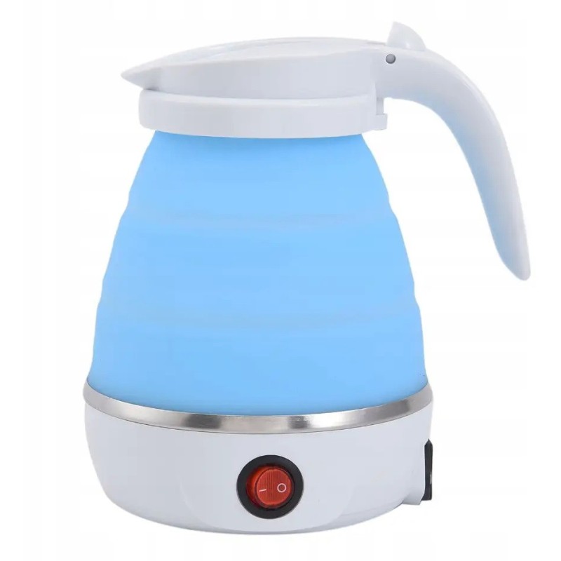 Дорожній чайник силіконовий складний дисковий 0,6л 600Вт 220В Travel Folding Elecreic Kettle YS-2008