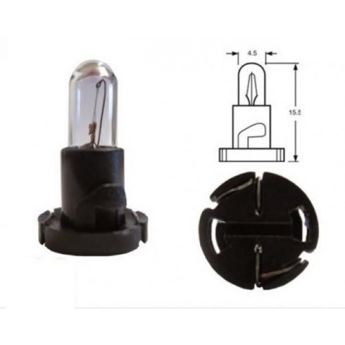 Автолампа ук. RING 509TYBK 14v 1.4w T5 (Black Base) Panel Bulb в інтернет супермаркеті PbayMarket!