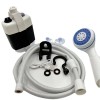 Акумуляторний переносний душ RIAS Portable Outdoor Shower з помпою White