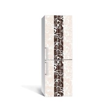 Наклейка на холодильник Zatarga «Шоколадний акцент» 650х2000 мм вінілова 3Д наклейка декор на кухню