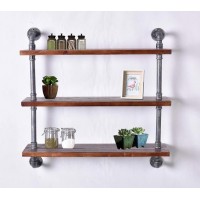 Полиці навісні з труб GoodsMetall у стилі LOFT 700х800х200 ПТ5 Полиці навісні з труб GoodsMetall у стилі LOFT 700х800х200 ПТ5