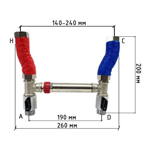 Комплект підключення бойлера, водонагрівача Kvant Labaratory 2.3 Cube Boiler Series 3/4