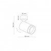 Бра TK Lighting Jet 13.5x5.5x15.5 см Білий (TK6911)
