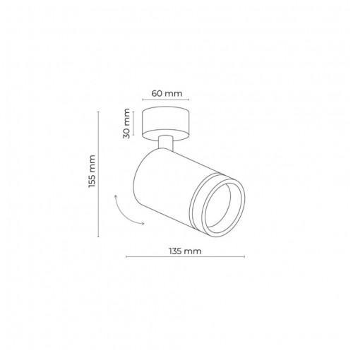 Бра TK Lighting Jet 13.5x5.5x15.5 см Білий (TK6911)