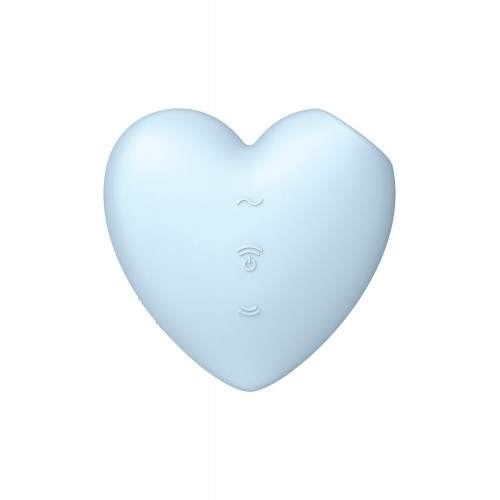 Вакуумний стимулятор-серце з вібрацією Satisfyer Cutie Heart Blue в інтернет супермаркеті PbayMarket!