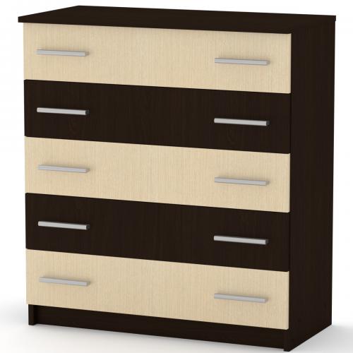 Комод Компаніт 5 АБС (крім 2 мм.) Венге комбі (80х38х89 см) Комод Компаніт 5 АБС (крім 2 мм.) Венге комбі (80х38х89 см)