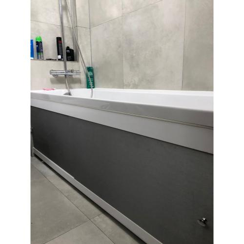 Екран під ванну The MIX Кріплення carbon silver 130 см Екран під ванну The MIX Кріплення carbon silver 130 см