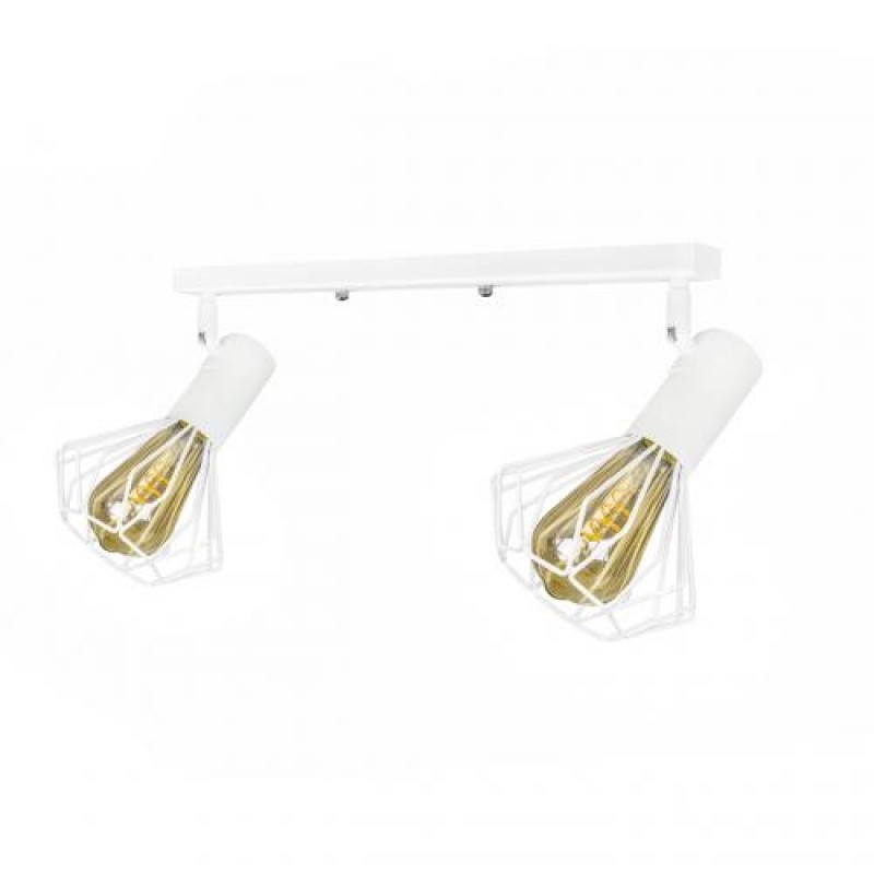 Світильник лофт MSK Electric Diadem настінно-стельовий NL 22151-2W білий