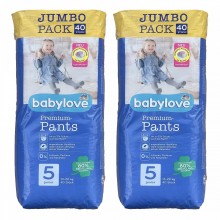 Підгузки-трусики Babylove Premium 5 junior JUMBOPACK 13-20 кг 80 шт