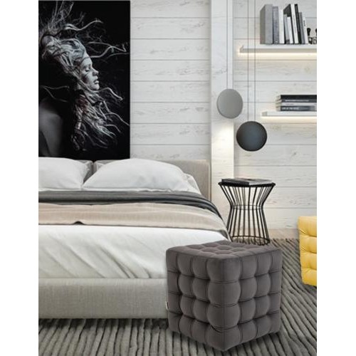 Пуфік Матильда Richman 40 x 40 x 45Н Fibril 16 Сірий Пуфік Матильда Richman 40 x 40 x 45Н Fibril 16 Сірий