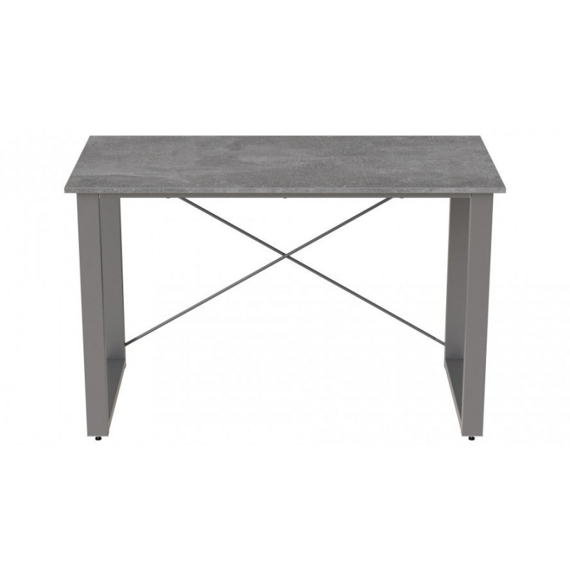 Письмовий стіл Ferrum-decor Драйв 750x1000x600 Сірий метал ДСП Бетон 32 мм (DRA140)