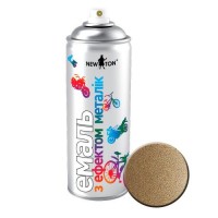 Емаль універсальна New Ton з ефектом металік Золотистий 400 мл Емаль універсальна New Ton з ефектом металік Золотистий 400 мл