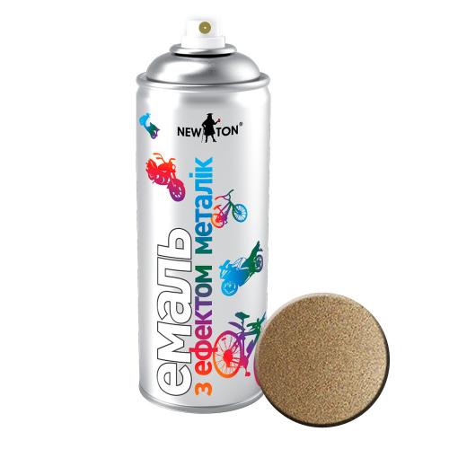 Емаль універсальна New Ton з ефектом металік Золотистий 400 мл Емаль універсальна New Ton з ефектом металік Золотистий 400 мл