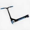 Самокат трюковий пеги алюмінієвий диск та дека колеса Best Scooter Reactor HIC-система PU Black and blue (112770)