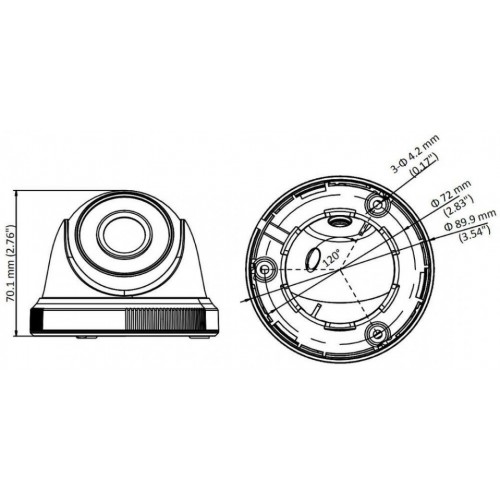 2 Мп HD відеокамера Hikvision DS-2CE56D0T-IRPF (C) (2.8 мм) 2 Мп HD відеокамера Hikvision DS-2CE56D0T-IRPF (C) (2.8 мм)