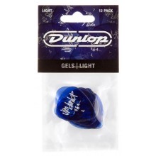 Медіатори Dunlop 486PLT Gels Blue Light Player's Pack (12 шт.)