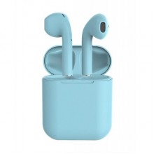 Бездротові Bluetooth навушники вкладиші з вбудованим чіпом JL D8 Inpods 12 TWS Сині (267)