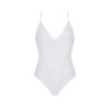 Боді з ажурним декором та відкритим кроком Ursula Body white L/XL — Passion в інтернет супермаркеті PbayMarket!